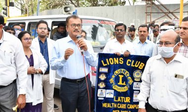 डोळ्यांची नियमित तपासणी हा काचबिंदूवर सर्वोत्तम उपाय  नेत्र तज्ज्ञ डॉ. हनुमंत कराड यांचे मत; काचबिंदू सप्ताहानिमत्त लातूर शहरात जनजागृती फेरी