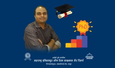 एमआयडीएसआर दंत महाविद्यालयातील  बाल दंतरोग तज्ज्ञ डॉ. प्रसन्ना डहाके यांना पीएचडी प्रदान